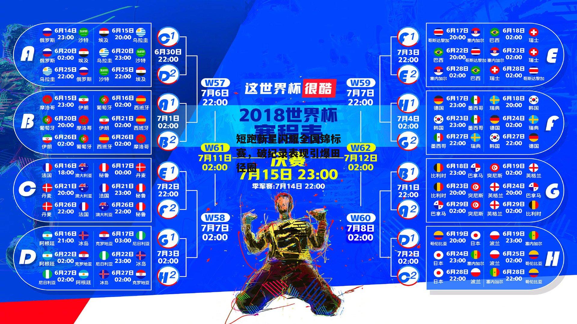 短跑新星闪耀全国锦标赛，破纪录表现引爆田径圈